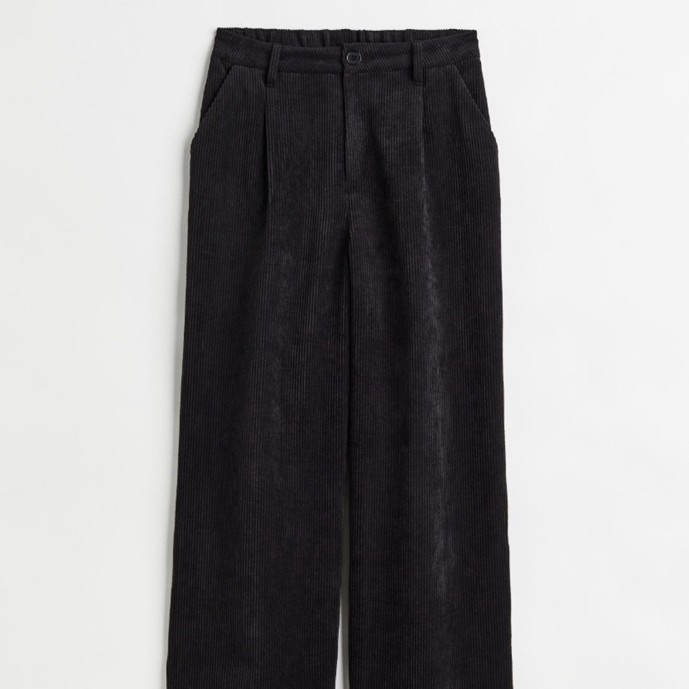 H&M wide leg corduroy pants